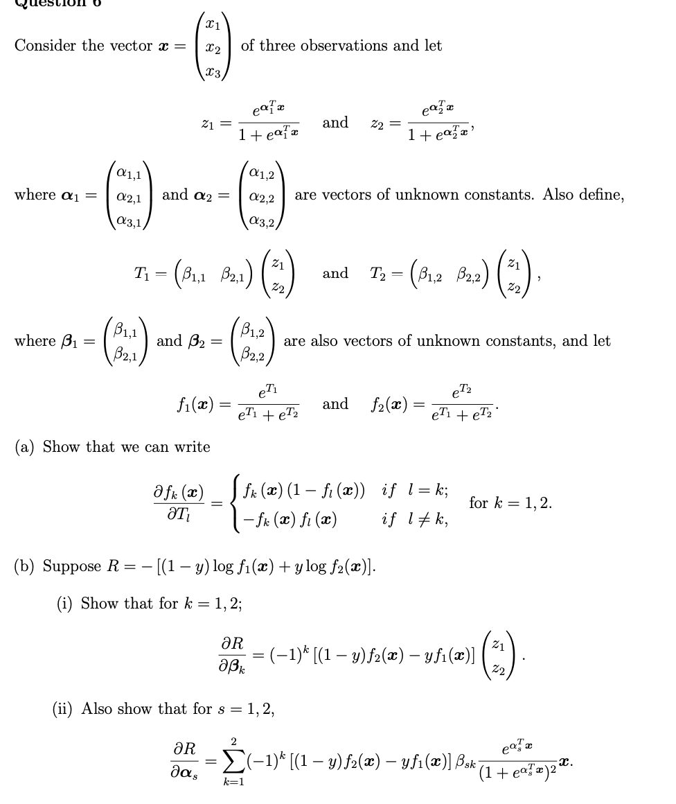 Solved Consider the vector x=⎝⎛x1x2x3⎠⎞ of three | Chegg.com