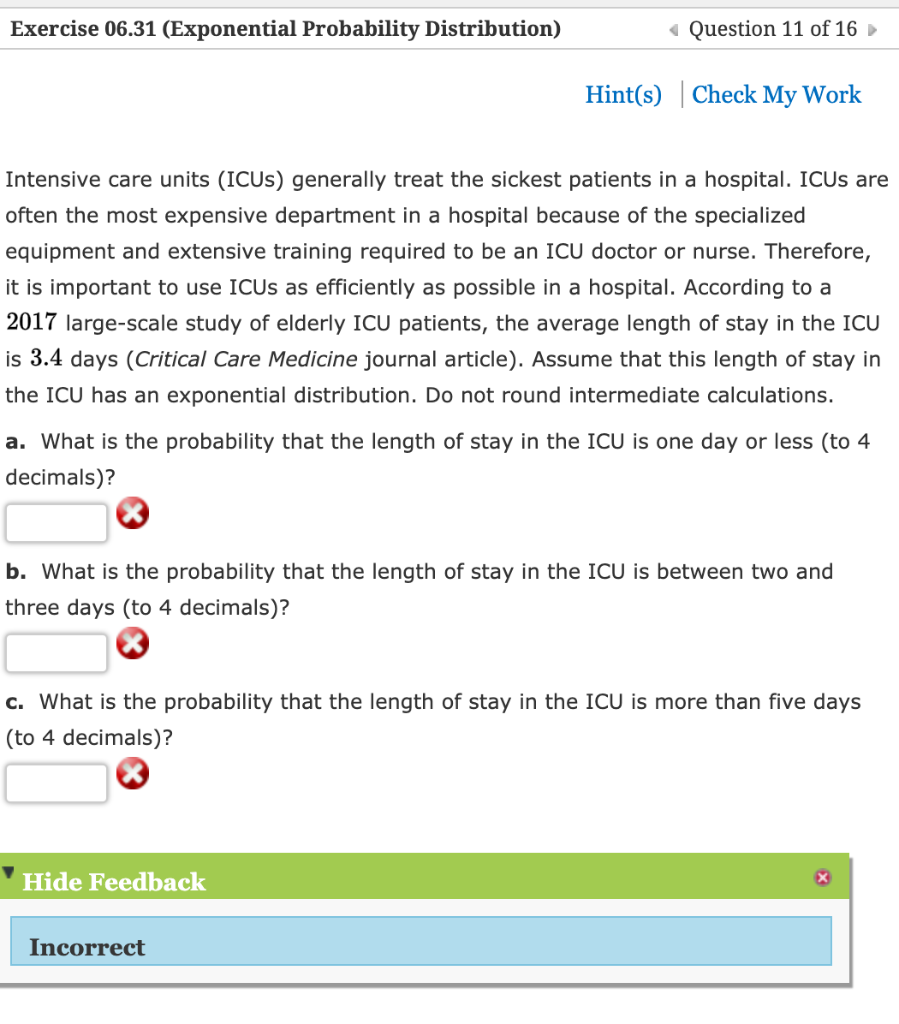 Solved Intensive Care Units (ICUs) Generally Treat The | Chegg.com