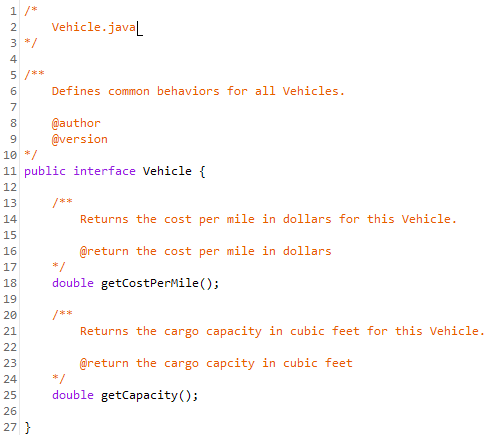 Solved Assignment You will develop code for a vehicle rental | Chegg.com