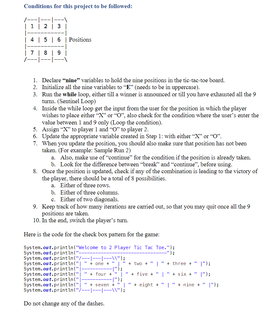 Solved The term project Tic-Tac-Toe will be Tic-Tac-Toe 2.0.