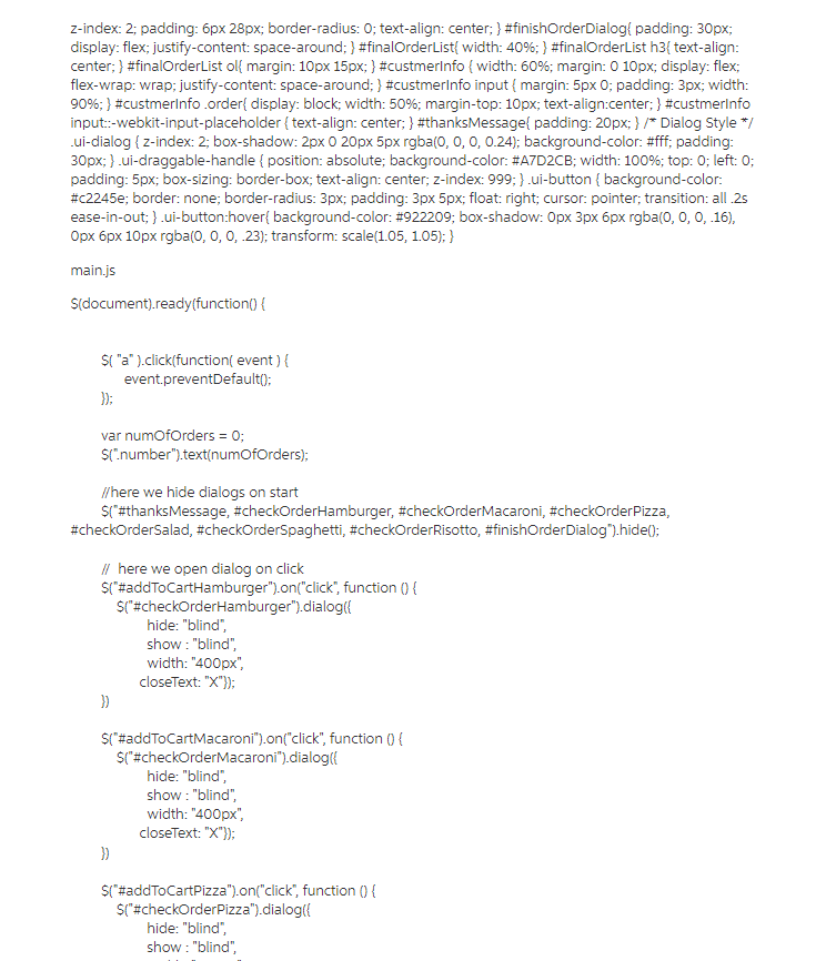 JavaScript A HTML IS CREATED BELOW WITH CSS AND JS | Chegg.com