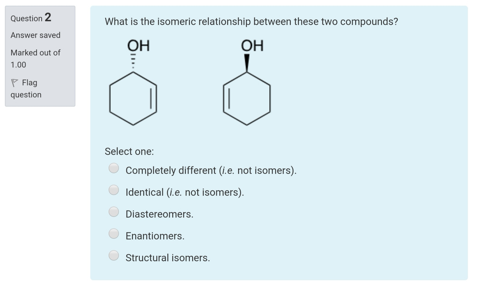 Solved Question 3 Assign the correct stereochemical | Chegg.com