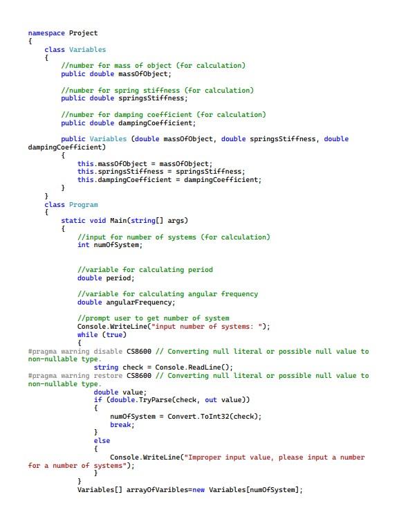 How do I implement this time history equation into | Chegg.com