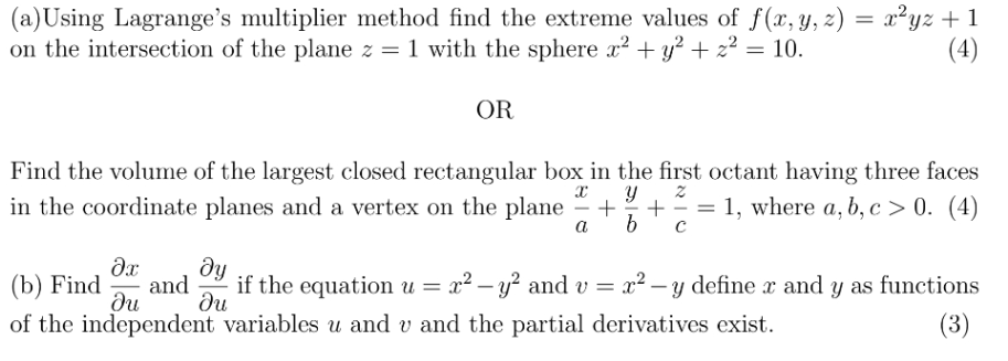 Solved {(x,y,z,w).M: x,y,z, w € Z} Theorem 8.35 (Lagrange's