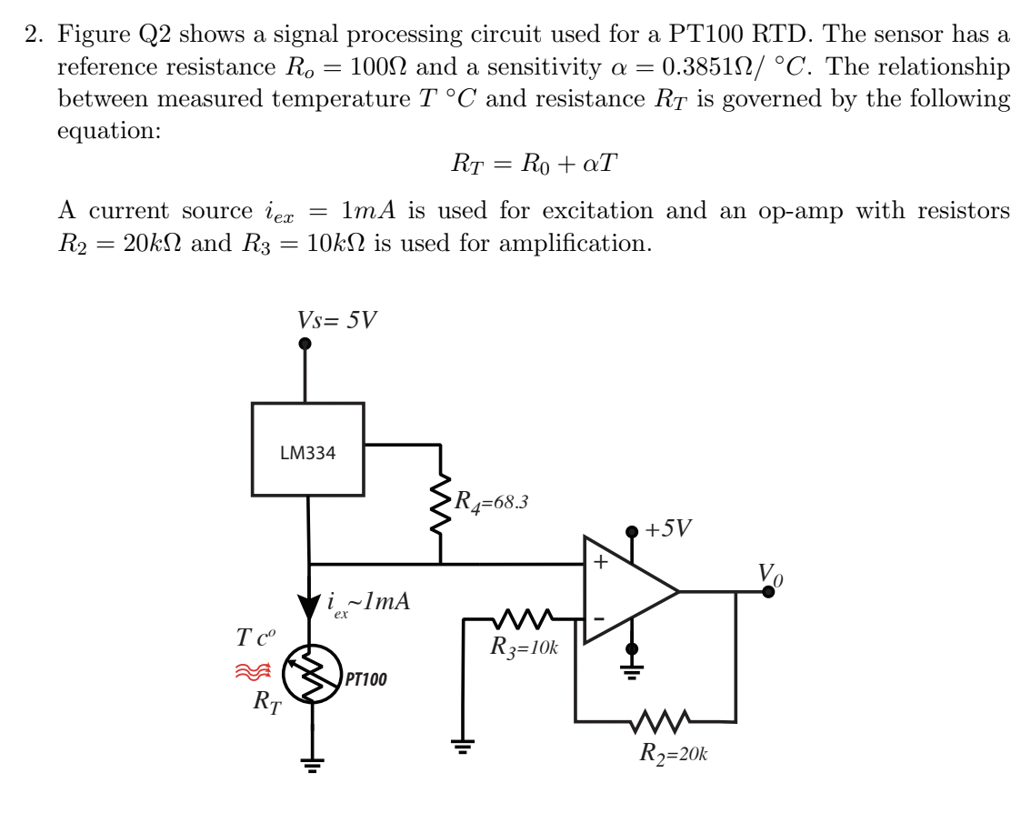 (a) Find an equation for the output voltage Vo as a | Chegg.com