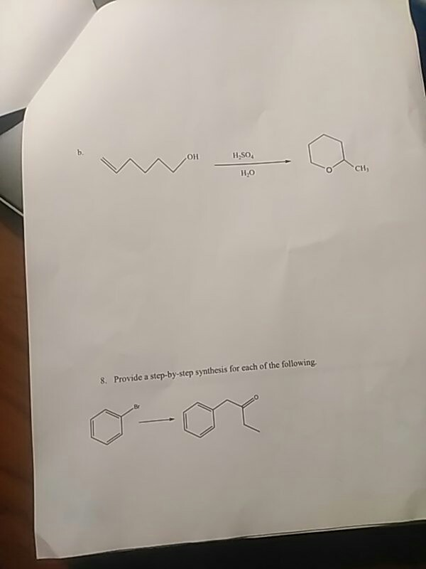 Solved 6. Explain why longterm storage of ethers can be