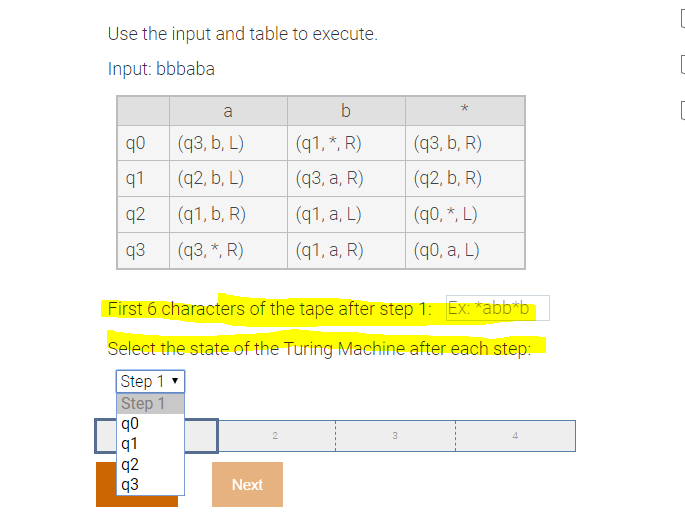 solved-use-the-input-and-table-to-execute-input-bbbaba-q0-chegg