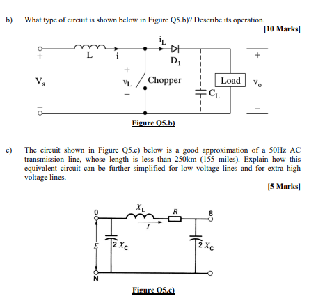Solved b) What type of circuit is shown below in Figure | Chegg.com
