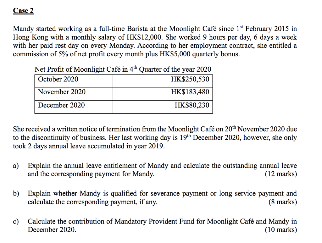 How to calculate severance pay due to employees during