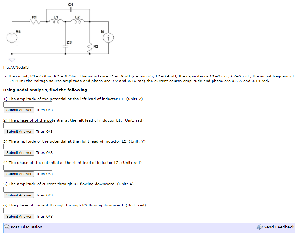 Solved In the circuit