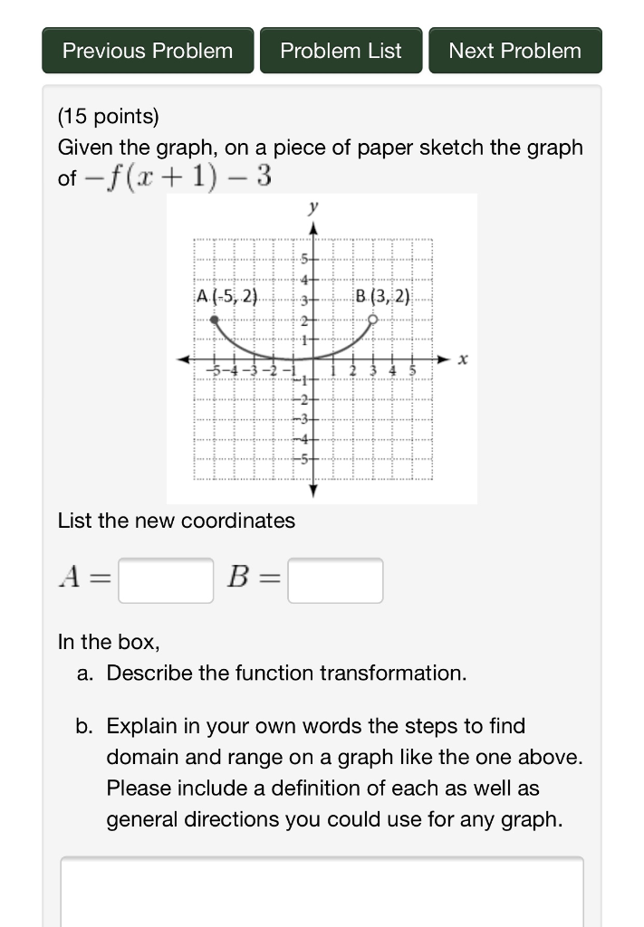 Solved Previous Problem Problem List Next Problem (15 | Chegg.com