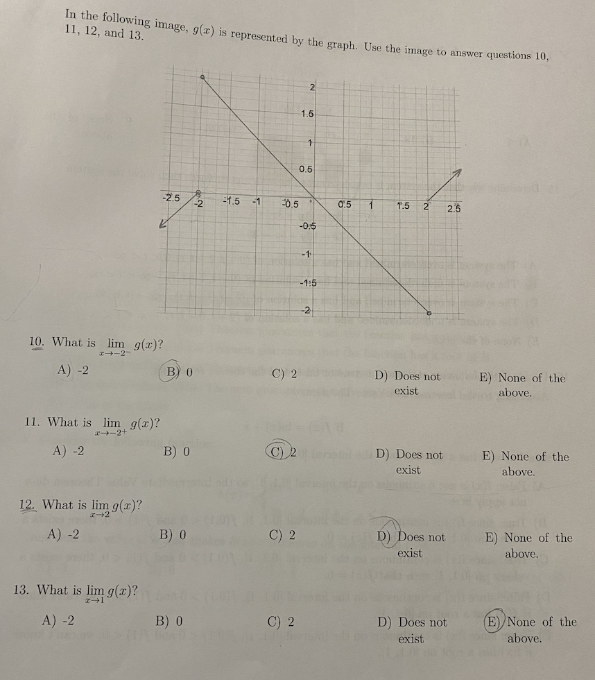 Solved In the following image, g(x) is represented by the | Chegg.com