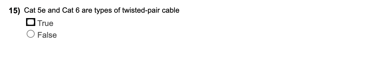 Solved 13) Actual data throughput is usually higher than the 