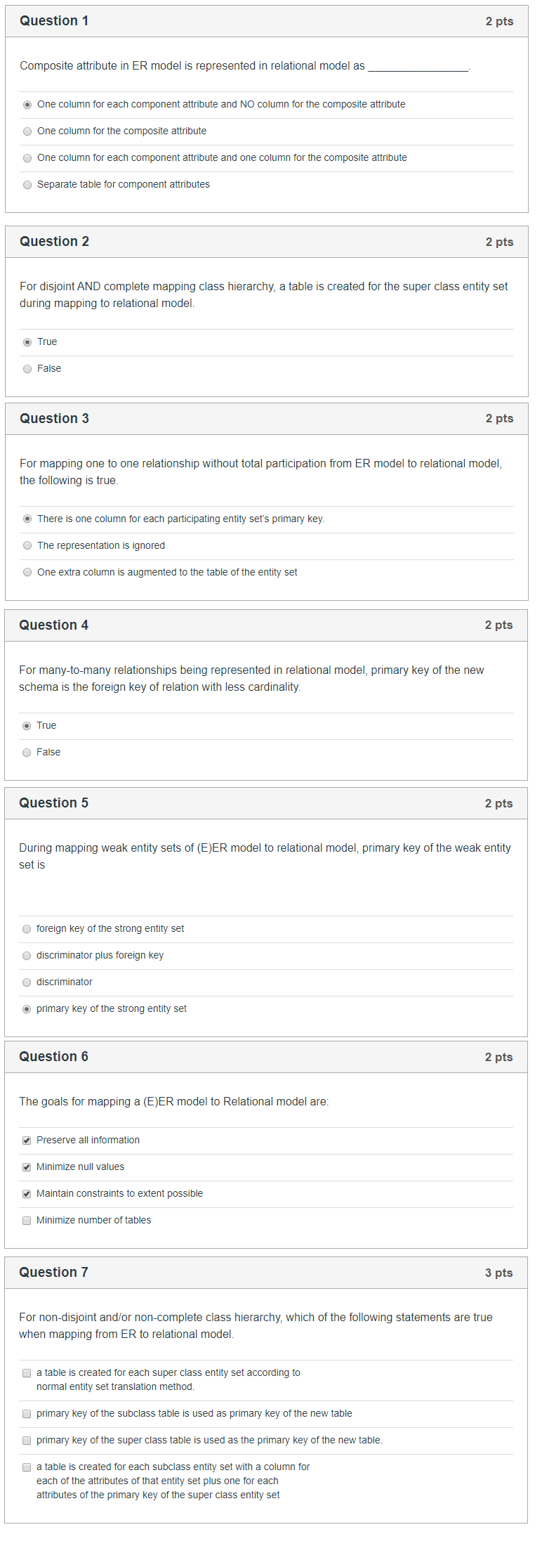 Solved question 1 2 pts composite attribute in er model is chegg