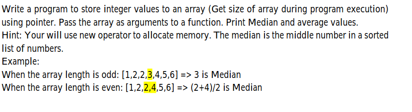Solved Write a program to store integer values to an array | Chegg.com