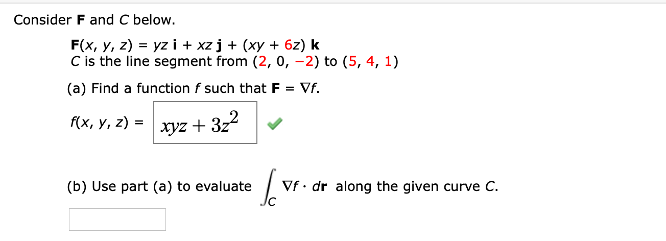 Solved Consider F And C Below F X Y Z Yz I Xz J