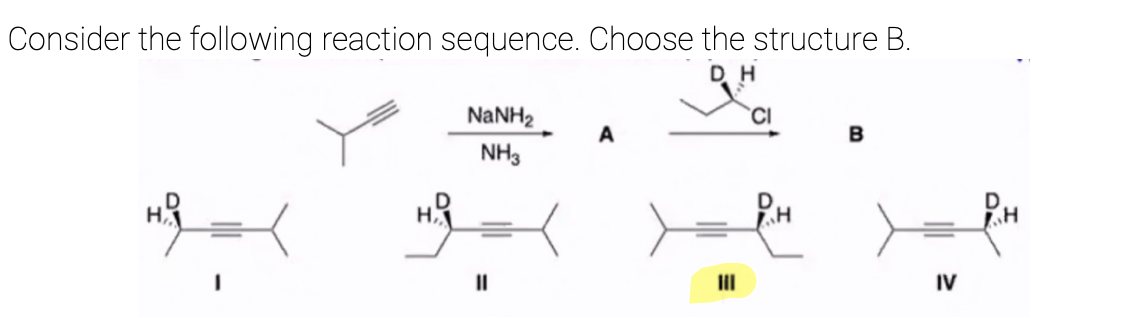 Solved Consider The Following Reaction Sequence. Choose The | Chegg.com