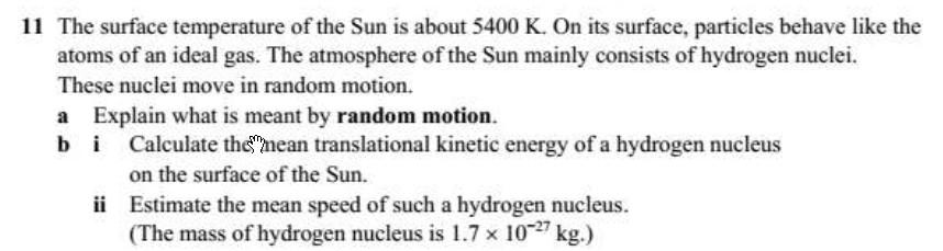 Solved 11 The surface temperature of the Sun is about 5400 | Chegg.com