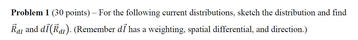 Solved Problem 1 (30 points) - For the following current | Chegg.com
