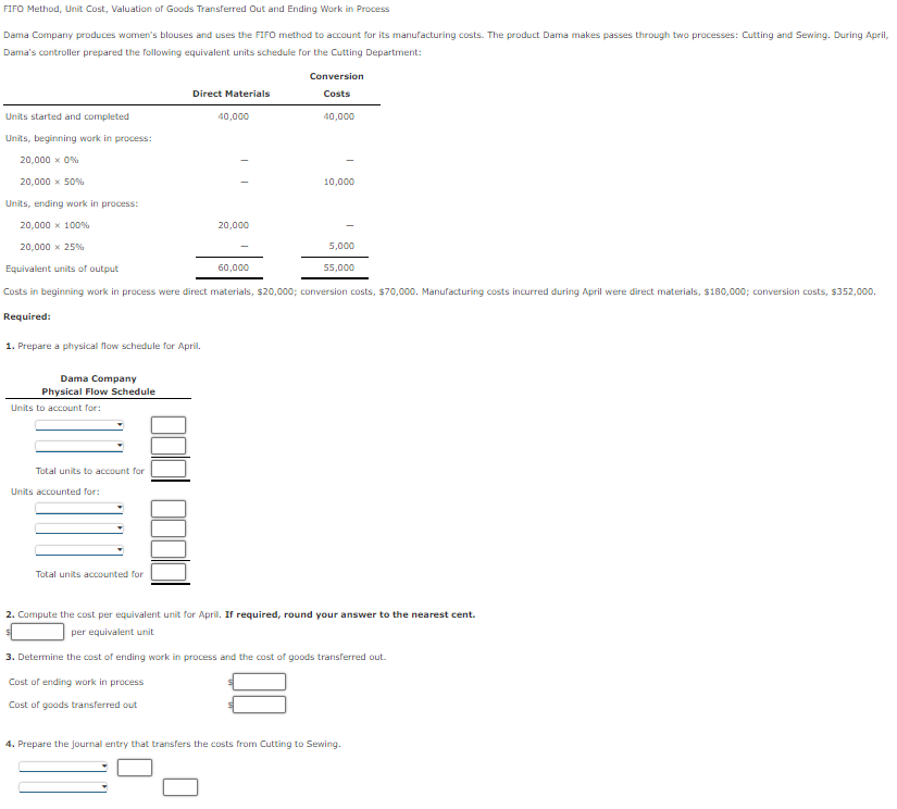 Solved FIFO Method, Unit Cost, Valuation of Goods | Chegg.com