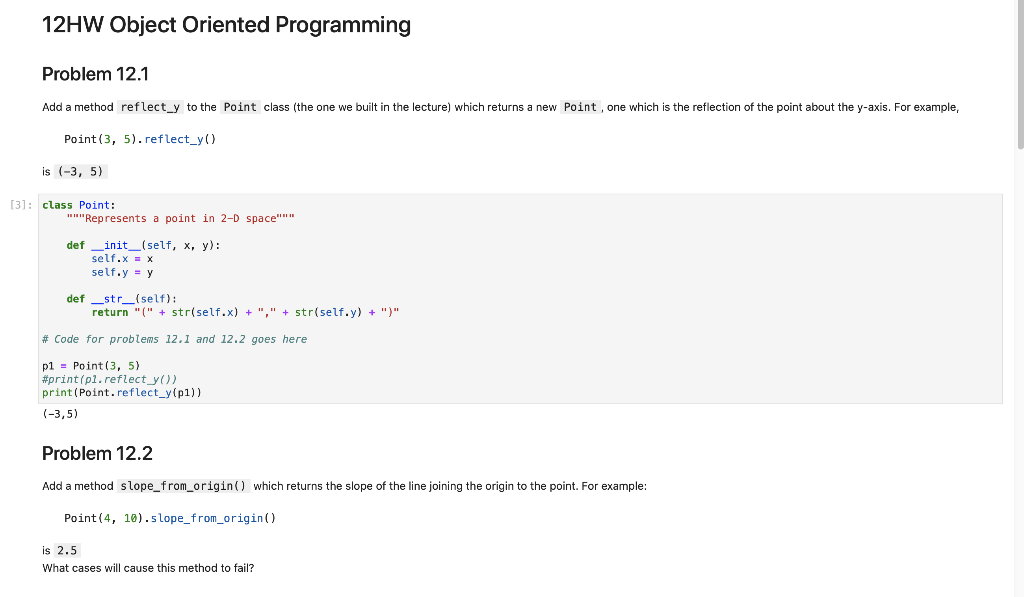 Solved 12HW Object Oriented Programming Problem 12.1 Add a | Chegg.com