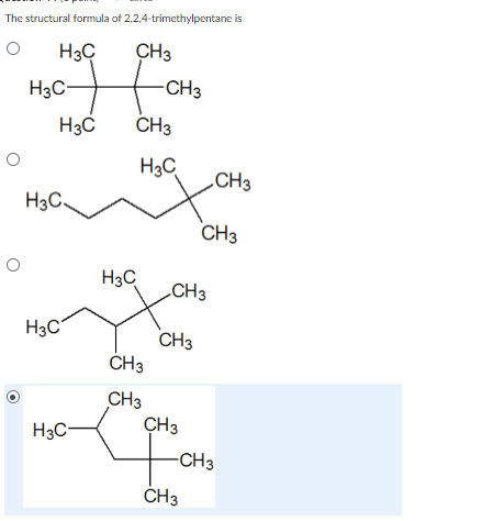 structural formula of 2 3 4-trimethylpentane