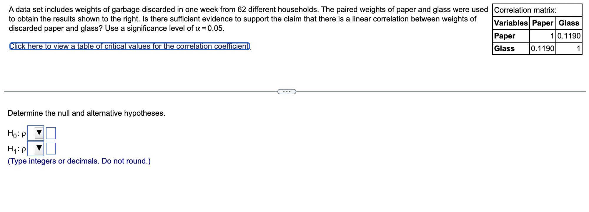 Solved 4 identify the correlation coefficient, r, | Chegg.com