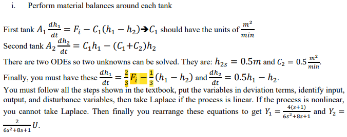 Solved A process control question is given with a solution. | Chegg.com
