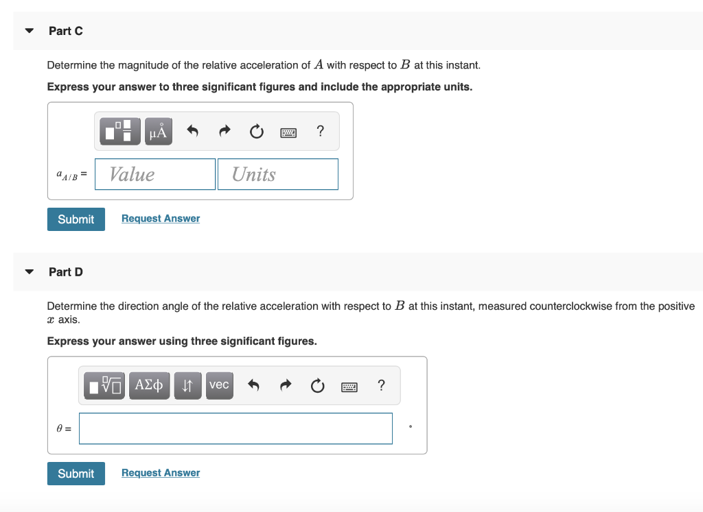 Solved Review MI Review At the instant shown in (Figure 1), | Chegg.com