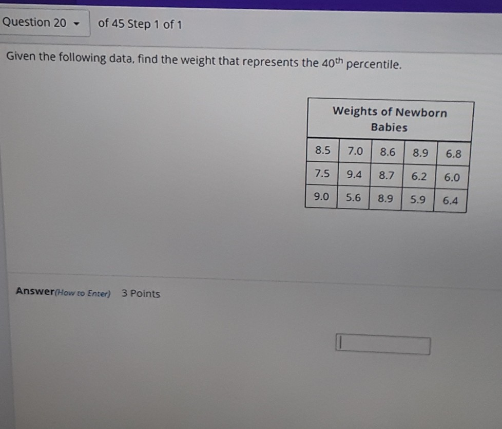 solved-question-20-of-45-step-1-of-1-given-the-following-chegg