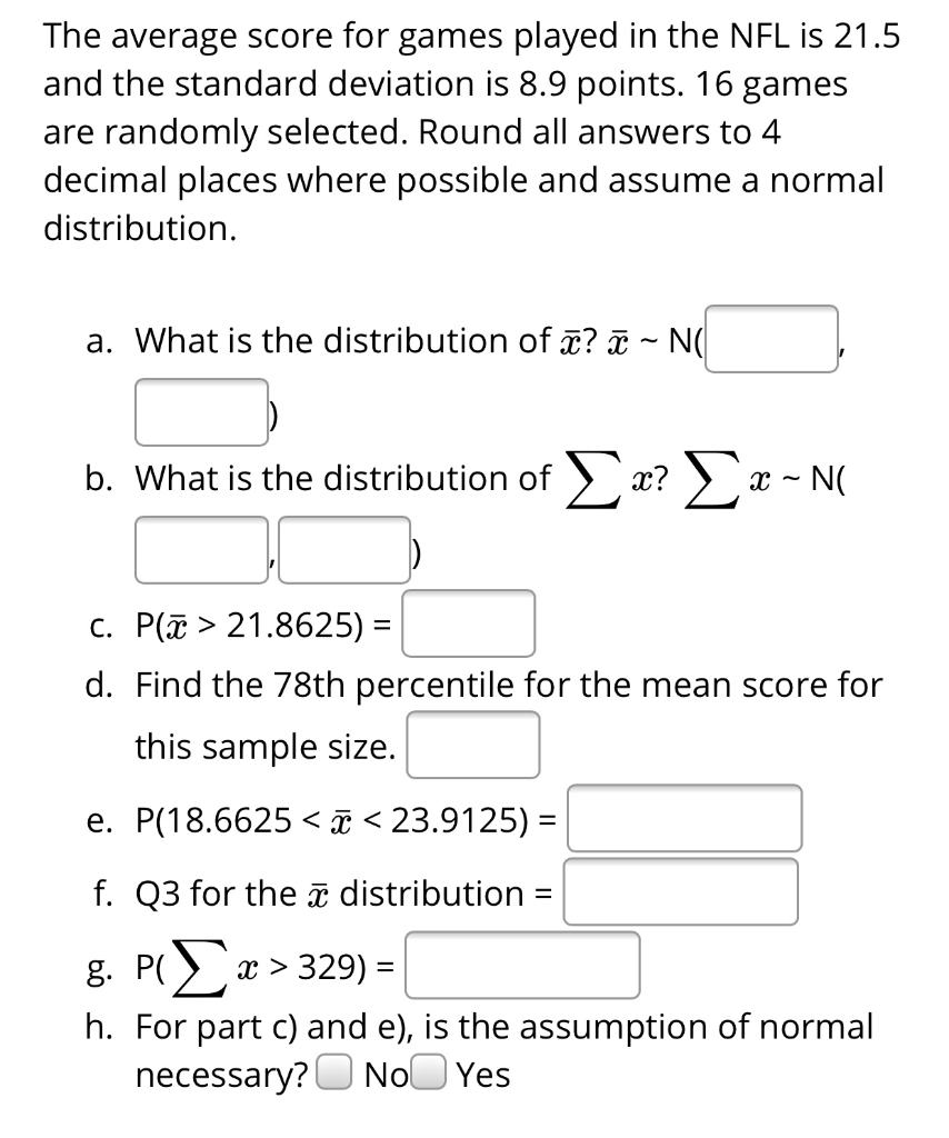 solved-the-average-score-for-games-played-in-the-nfl-is-21-5-chegg