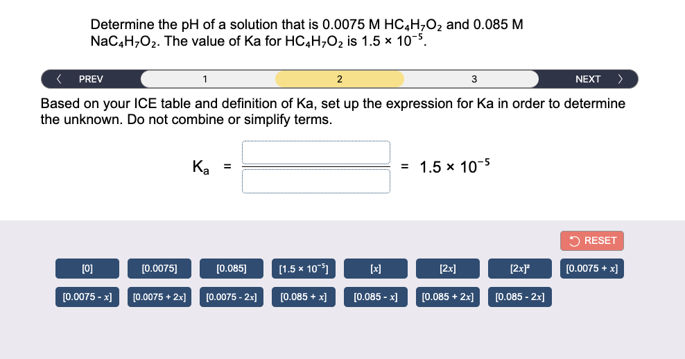 Solved Determine the pH of a solution that is 0.0075 M | Chegg.com
