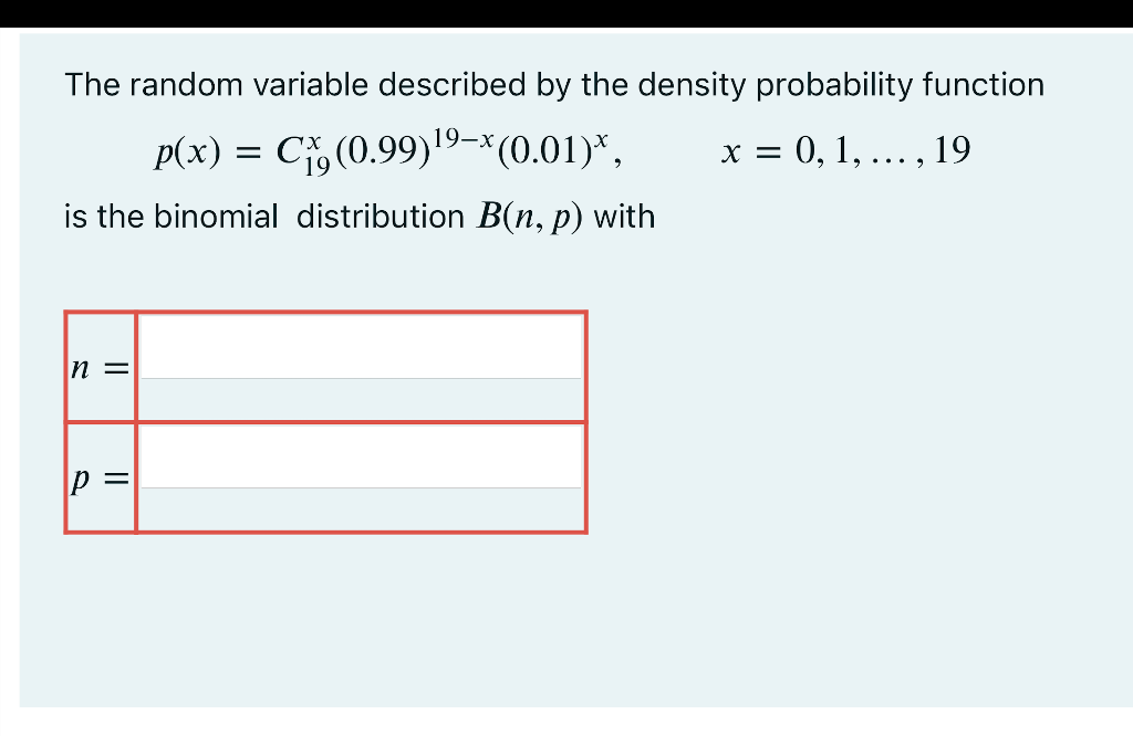 Solved The Random Variable Described By The Density | Chegg.com