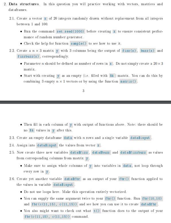 Please help me answer questions 2.5 and 2.6. I have Chegg