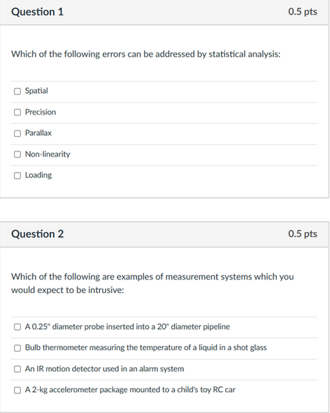 Solved Question 1 0.5 Pts Which Of The Following Errors Can | Chegg.com