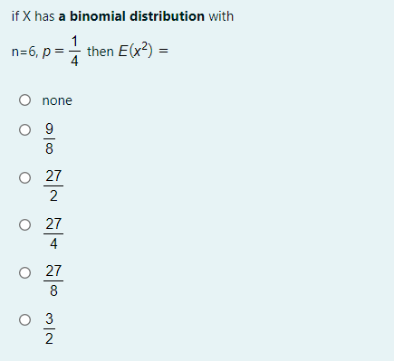 Solved If X Has A Binomial Distribution With N 6 P A T Chegg Com