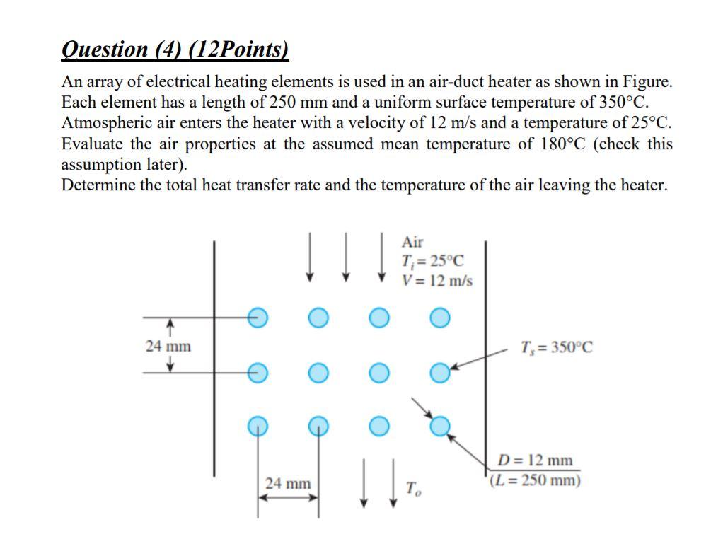 Solved Ouestion (4) (12Points) An array of electrical