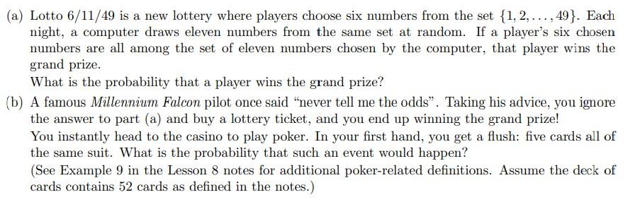 lotto 49 numbers
