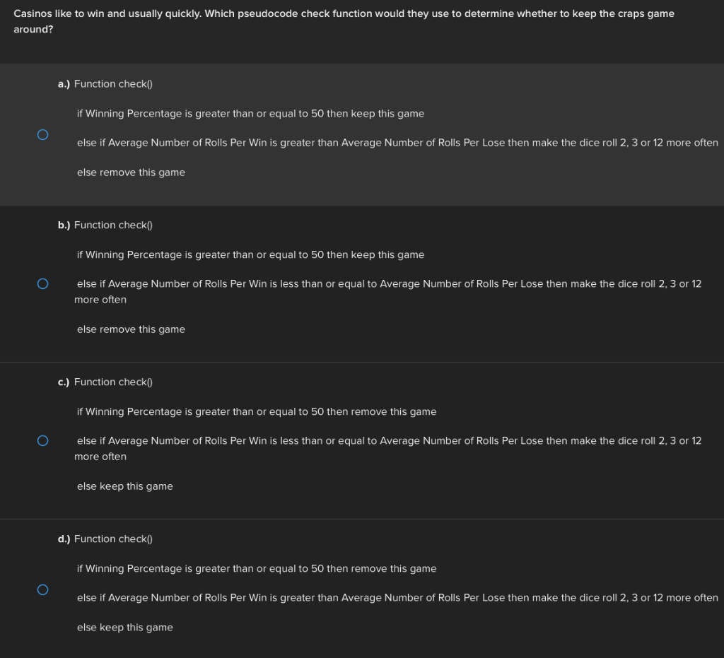Solved b.) Function check0 if Winning Percentage is greater