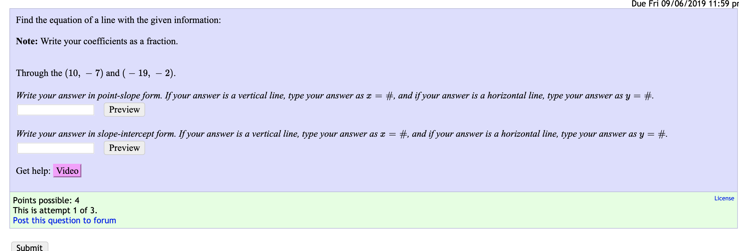 point slope form vertical line
Solved: Due Fri 13/13/13 13:13 Pr Find The Equation Of A ... point slope form vertical line
Solved: Due Fri 13/13/13 13:13 Pr Find The Equation Of A ...