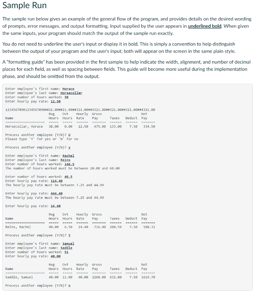 Please write a code, based on the description below | Chegg.com
