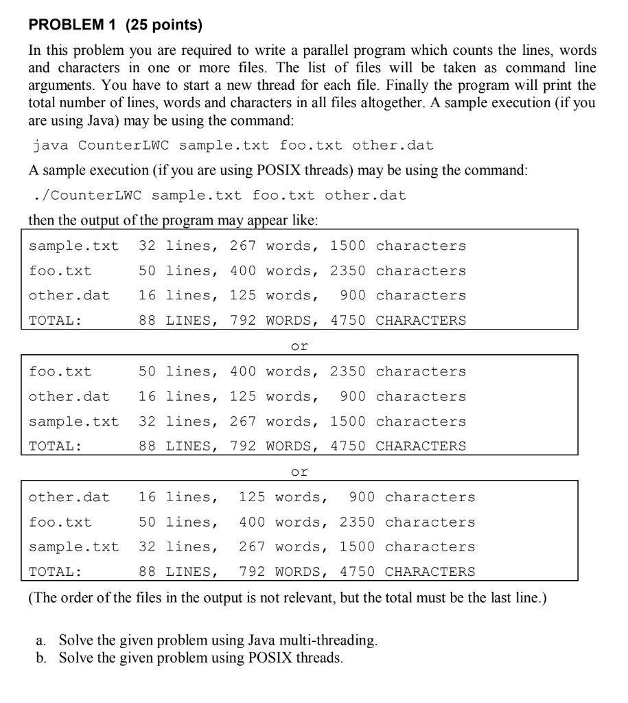 Solved PROBLEM 1 (25 points) In this problem you are | Chegg.com