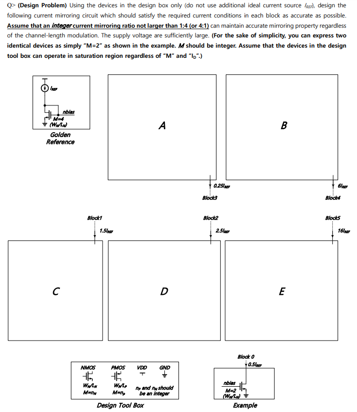 Solved Q> (Design Problem) Using the devices in the design | Chegg.com