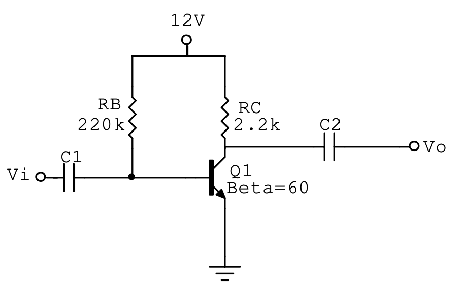 Solved A) Complete DC Circuit Analysis B) Ac Equivalent | Chegg.com