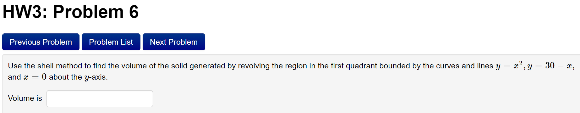 Solved HW3: Problem 4 Previous Problem Problem List Next | Chegg.com