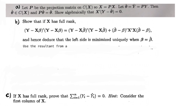 Solved From Linear Regression, Could You Answer A,b, And C | Chegg.com