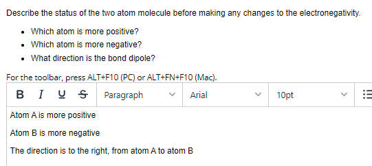 Solved Describe the status of the two atom molecule before | Chegg.com