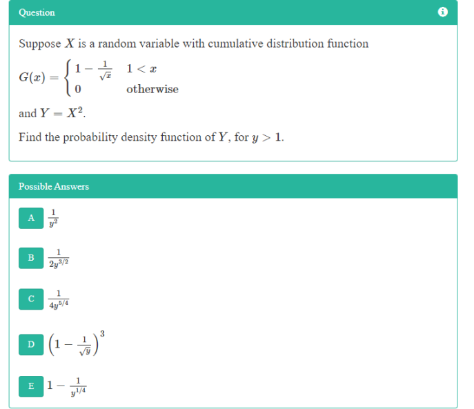 Solved Question Suppose X is a random variable with | Chegg.com