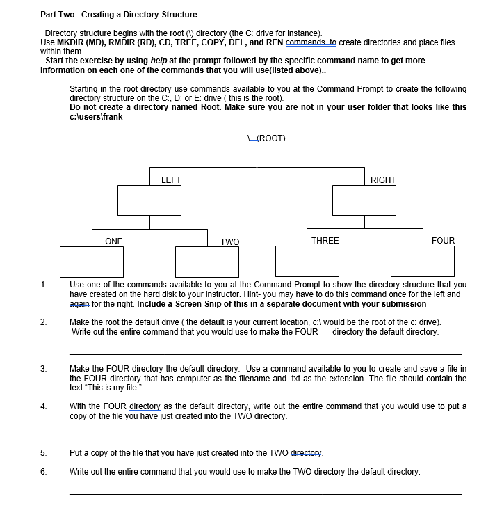 solved-part-two-creating-a-directory-structure-directory-chegg