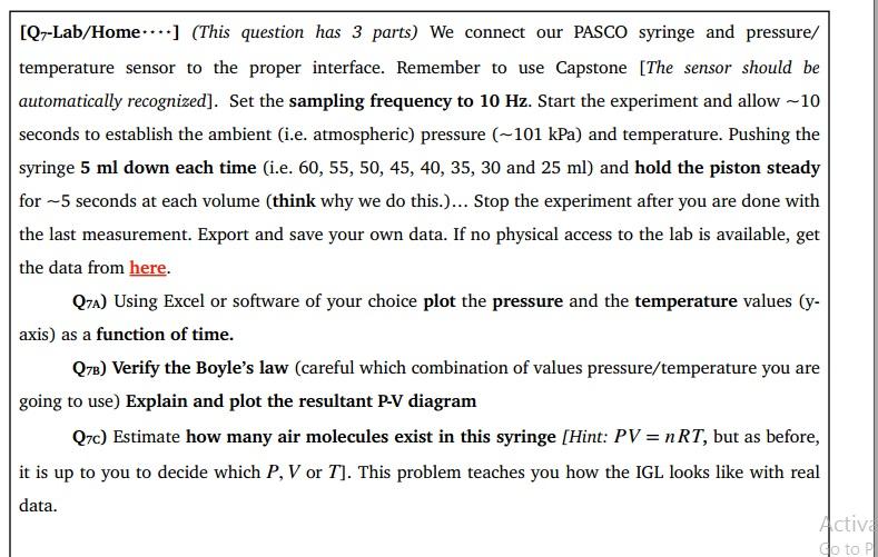 Solved [Qz-Lab/Home...] (This question has 3 parts) We | Chegg.com